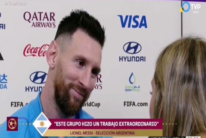 Messi fica sem palavras com mensagem de agradecimento de jornalista. Lionel Messi foi o grande protagonista do jogo das meias finais